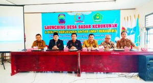 FKUB Dan Kemenag Provinsi Lampung  Launching “Desa Sadar Kerukunan”