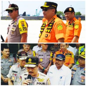 Kabasarnas Dan Kabaharkam Kunjungi Pelabuhan Bakauheni, Pantau Arus Liburan Nataru