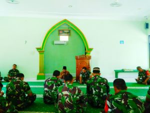 Sambut Tahun Baru, Prajurit Dan PNS Kodim 0421 Lamsel Gelar Doa Bersama