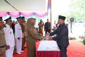 Tiga Pj Kades Kecamatan Way Sulan Dilantik, Ini Kata Plt Bupati Lamsel