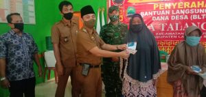 Desa Talangbaru Salurkan BLT Dana Desa
