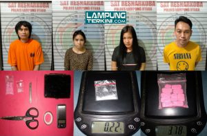 Pelaku Penyalahgunaan Narkotika Diamankan Satres Narkoba Polres Lampung Utara, Satu Diantaranya PNS