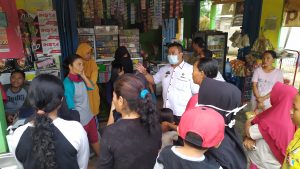 Camat Merbau Mataram Lampung Selatan Sidak Sejumlah E-Warong Penyaluran Sembako