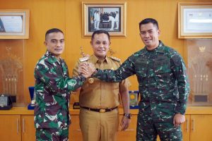Robinson dan Dandim 0421/Lamsel Temu Pamit Ke Bupati Lampung Selatan