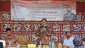 Ketua DPRD Lamsel Kembali Gelar Reses Tahap II Di Dapil I