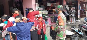 Sertu Pujianto Terus Ingatkan Warga Untuk Patuhi Protokol Kesehatan Covid-19