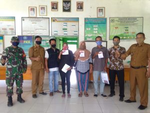 Penerima Bantuan Sembako di Desa Siringjaha Lamsel Bertambah