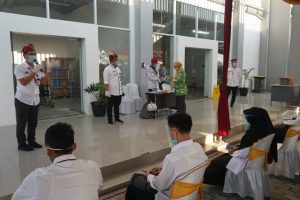 Kehadiran Peserta Tes SKB CPNS Lamsel Hari Pertama 100 Persen, Panitia Terapkan Protokol Kesehatan Ketat