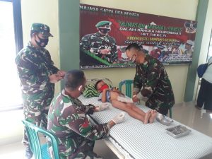 Sambut HUT TNI Ke 75, Kodim 0421/LS Gelar Sunatan Masal