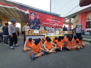 Puluhan Kilogram Sabu dan Ganja Diamankan Polres Lamsel