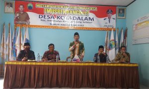 Pemdes Kotadalam Lamsel Gelar Musrembangdes