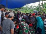 Danramil 421-04/Kalianda, Hadiri Acara Prosesi Pemakaman Pratu Suhendar