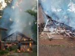 Rumah Warga Katibung Lamsel Ludes Terbakar