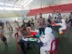 Ratusan Personil Polres Lampung Selatan Laksanakan Rapid Tes Masal