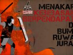 Pengukuhan Pengurus, LBH Pers Lampung Gelar Diskusi Menakar Kebebasan Berpendapat