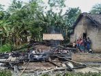 Rumah Warga Desa Bumijaya Lamsel Ludes Dilalap Api