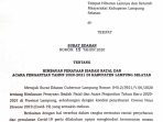 Bupati Lampung Selatan Larang Kerumunan Saat Perayaan Natal dan Tahun Baru 2021
