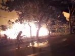 Bangunan Barak di Kalianda Ludes Terbakar