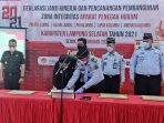Deklarasi Janji Kinerja dan Pencanangan Pembangunan Zona Integritas Aparat Penegak Hukum Lamsel