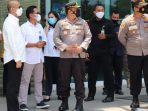 Polres Lamsel Dampingi Wakil Menteri BUMN Tinjau Bakauheni Harbour City