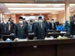 Ketua DPRD Lamsel Saksikan Pelantikan Bupati dan Wakil Bupati Secara Virtual