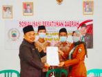 M.Romli Sosialisasi Perda No 3 Tahun 2020 di Desa Cintamulya