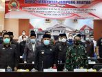 Bupati Lamsel Sampaikan Raperda Pertanggungjawaban Pelaksanaan APBD TA 2020 Ke DPRD Secara Virtual