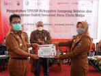 Sekda Thamrin Kukuhkan TPKAD Lamsel dan Resmikan Galeri Investasi Desa Cintamulya
