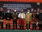Prosesi Adat Penguwakhan Adok dan Seakkonan Puakhi Zulhas dan Erik Thohir