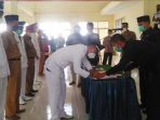 Camat Sidomulyo Lantik 4 Pjs Kades