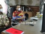 Secara Virtual, Wakil Ketua 1 DPRD dan Sekwan Lamsel Rapat Bersama 4 Kementerian