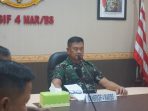 Danbrigif 4 Marinir/BS Tekankan Kedisiplinan Prajurit, Kesiap Siagaan Satuan