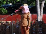 Pimpinan Apel Mingguan, Syamsiah Sampaikan Pejabat Eselon II dan III Mulai Terapkan Absensi Sidik Jari