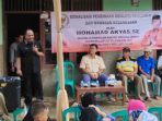 Hari Kedua Sosialisasi IPWK, M Akyas dan Rycko Sapa Warga Desa Karang