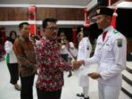 Sukses Kibarkan Sang Merah Putih Pada Peringatan HUT RI Ke78 Tahun 2023, Sekda Thamrin Resmi Bubarkan 31 Anggota Paskibraka Lamsel