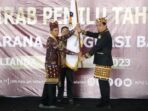 Tiba di Lampung Selatan, Bendera Kirab Pemilu 2024 Diserahkan Ketua KPU Pesawaran