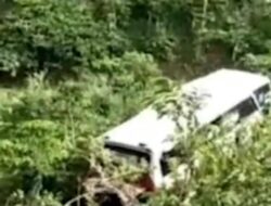 Bus Terjun Bebas ke Jurang Kedalaman 50 Meter