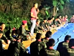 Satgas TMMD ke 120 TA 2024 Kodim 0421/Lamsel dan Warga Desa Budi Lestari Gelar Syukuran