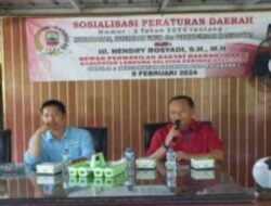 Hendri Rosyadi Sosialisasi Perda Nomor 3 tahun 2020