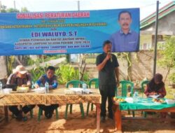 Ketua Komisi II DPRD Lamsel Edi Waluyo Sosialisasi Peraturan Daerah