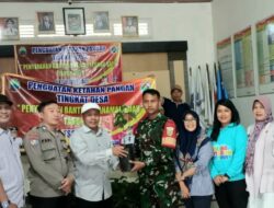 Babinsa dan Bhabinkamtibmas Dampingi Penyaluran Bantuan Ketahanan Pangan