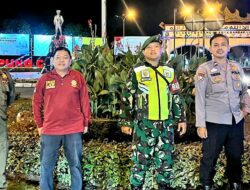 Ciptakan Kamtibmas Kondusif, Tiga Pilar Gelar Patroli Gabungan Malam di Wilayah Kecamatan Natar