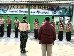 Bina Mental Karakter dan Kedisiplinan, Babinsa Berikan Latihan Dasar Kepemimpinan