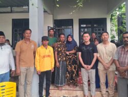 Kadis Pariwisata Lamsel dan Rio By The Beach Kunjungi Keluarga Korban Tenggelam di Tulang Bawang