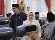 Dewan Perwakilan Rakyat Daerah DPRD Lampung Selatan menggelar rapat paripurna pengumuman usulan pemberhentian bupati dan wakil bupati hasil pemilihan serentak tahun 2020