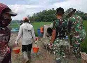 Satgas TMMD 127 Kodim 0421/LS Pemberdayaan Alat Materiil untuk Mengatasi Cuaca