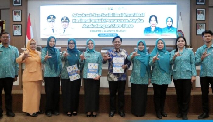 Lampung Selatan Jadi Pilot Project Imunisasi Zero Dose, 4.967 Anak Disasar di 28 Puskesmas
