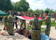 Tangis Haru Iringi Pemakaman Militer Peltu Rivoldy, Prajurit Pengabdi Negeri Kini Berpulang