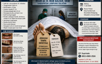 RSUD Bob Bazar Rilis Ciri-Ciri Jenazah Tanpa Identitas di Pesisir Ketapang, Warga Diminta Sebarkan Informasi Ini